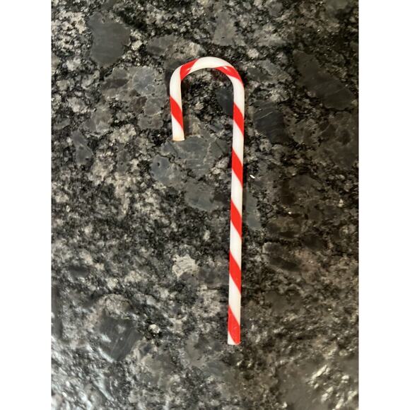 4 Vtg Christmas Ornaments Brass G. Duchin 1st Plastic 85 Tree C Cane Brass Angel - Picture 8 of 8